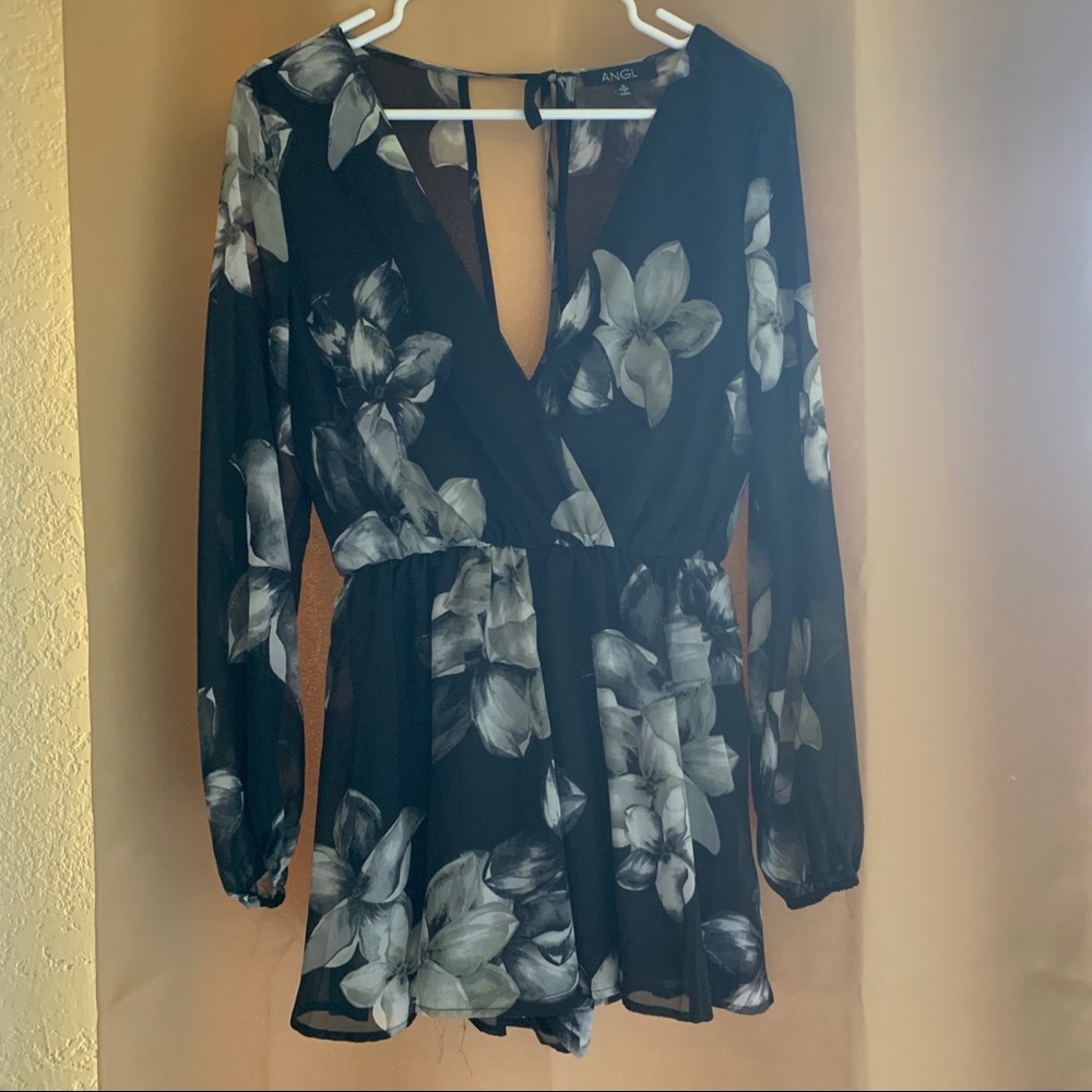ANGL Floral Romper